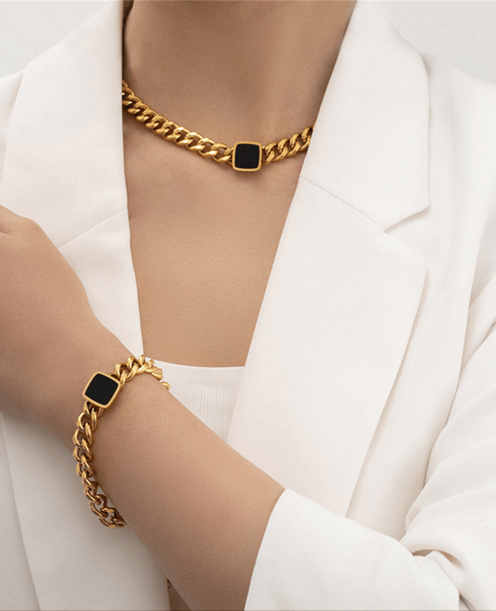Cuban Onyx Bracelet