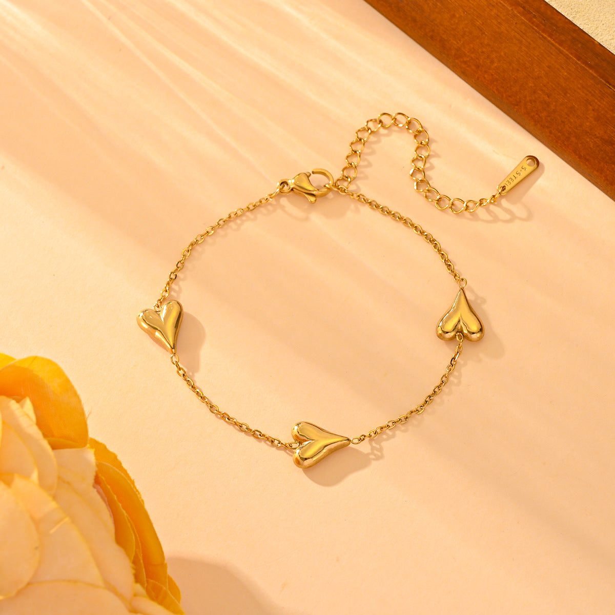 Triple Heart Bracelet