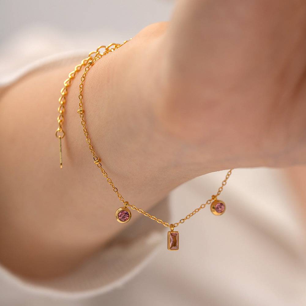 Rosy Charm Necklace