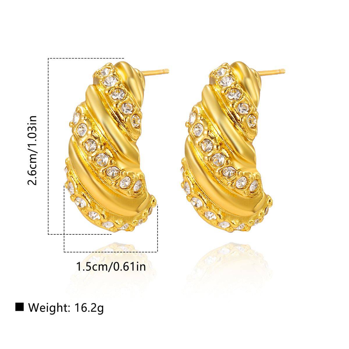 Regal Swirl Earrings