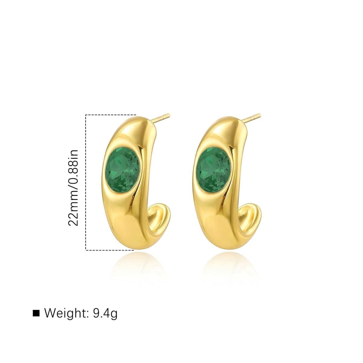 Emerald Kai Earrings