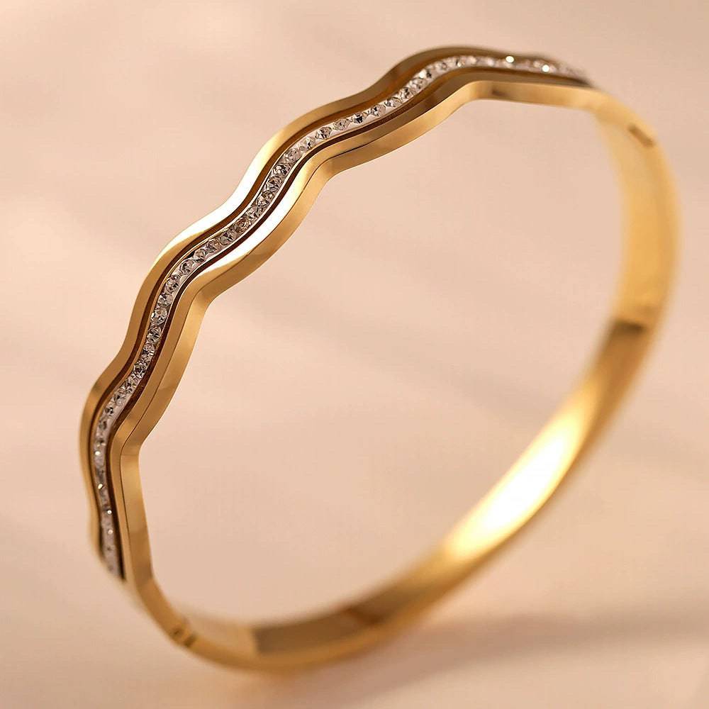 Serene Wave Bangle