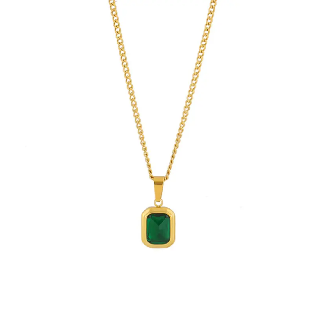 Emarald charm Pendant
