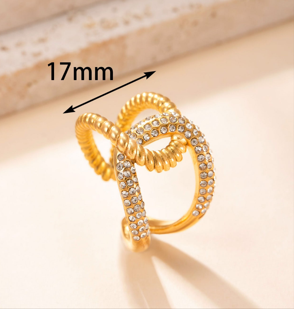 Twin Loop Ring (adjustable)