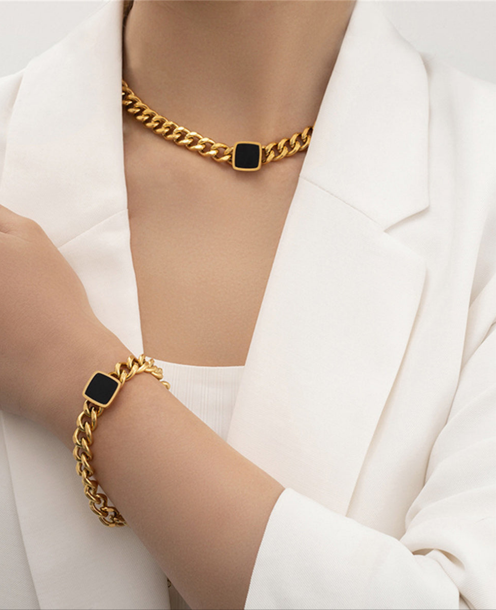 Cuban Onyx Bracelet