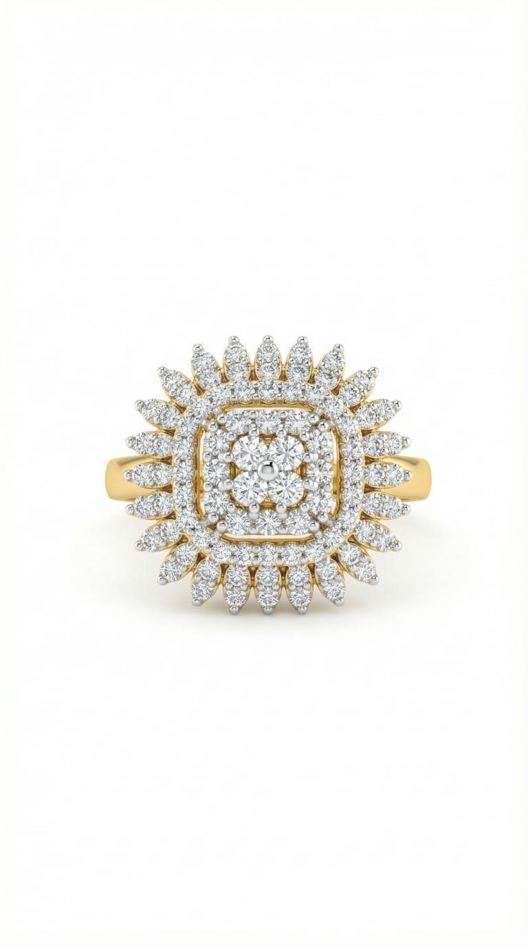 Diamond Cluster Ring - Carat