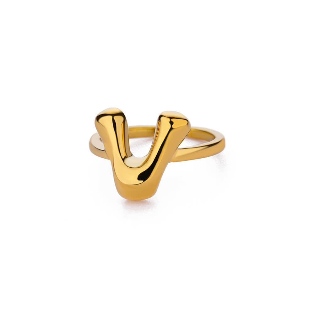 Alphabet Initial Ring A-Z (adjustable)