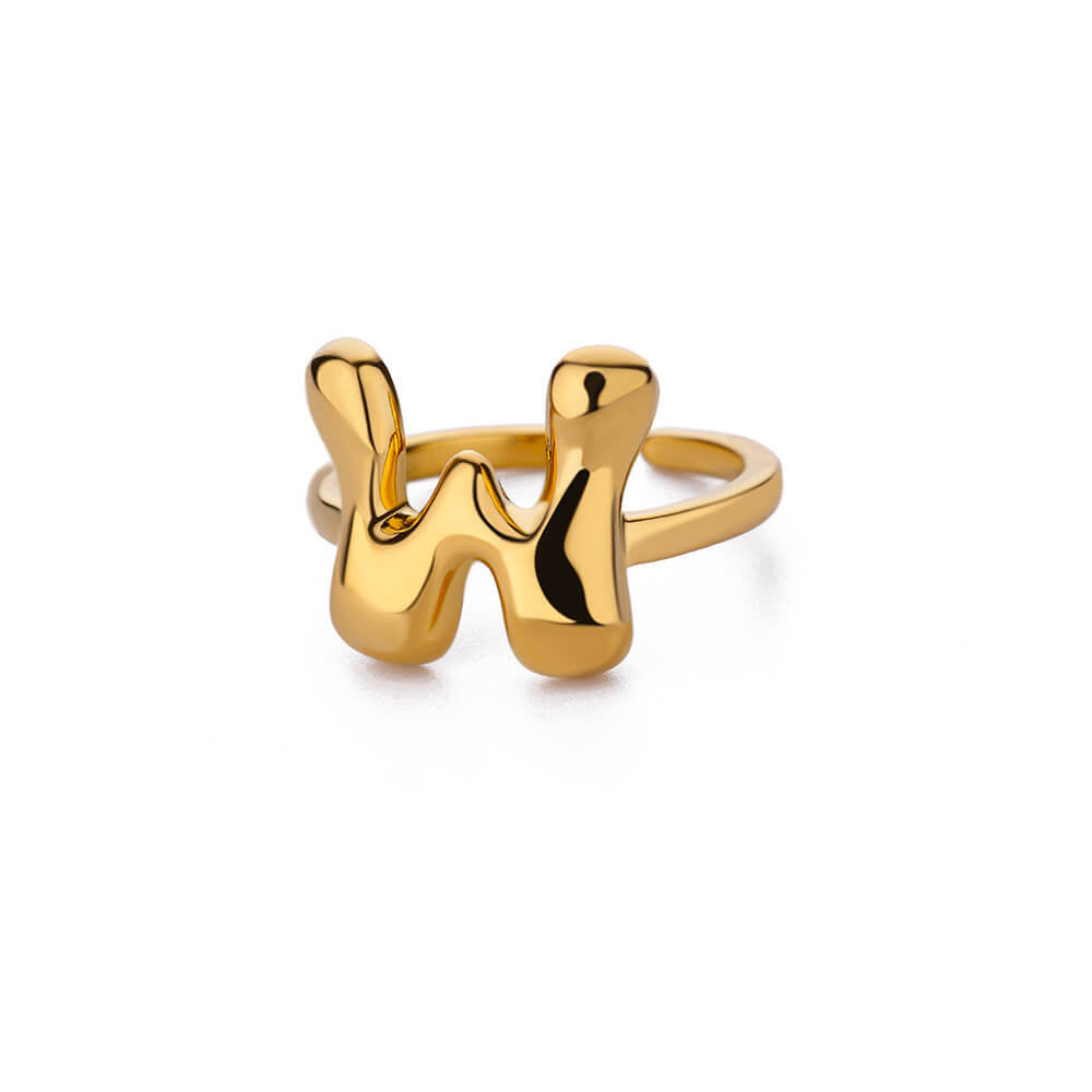 Alphabet Initial Ring A-Z (adjustable)