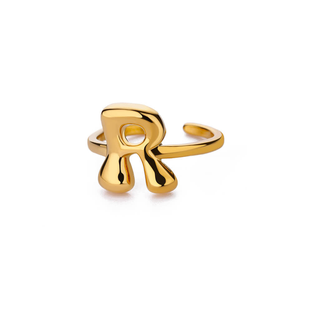 Alphabet Initial Ring A-Z (adjustable)
