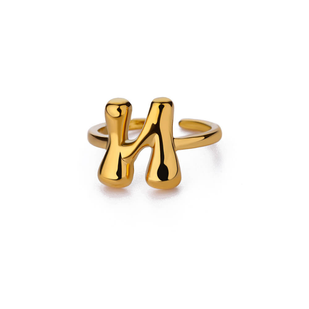 Alphabet Initial Ring A-Z (adjustable)
