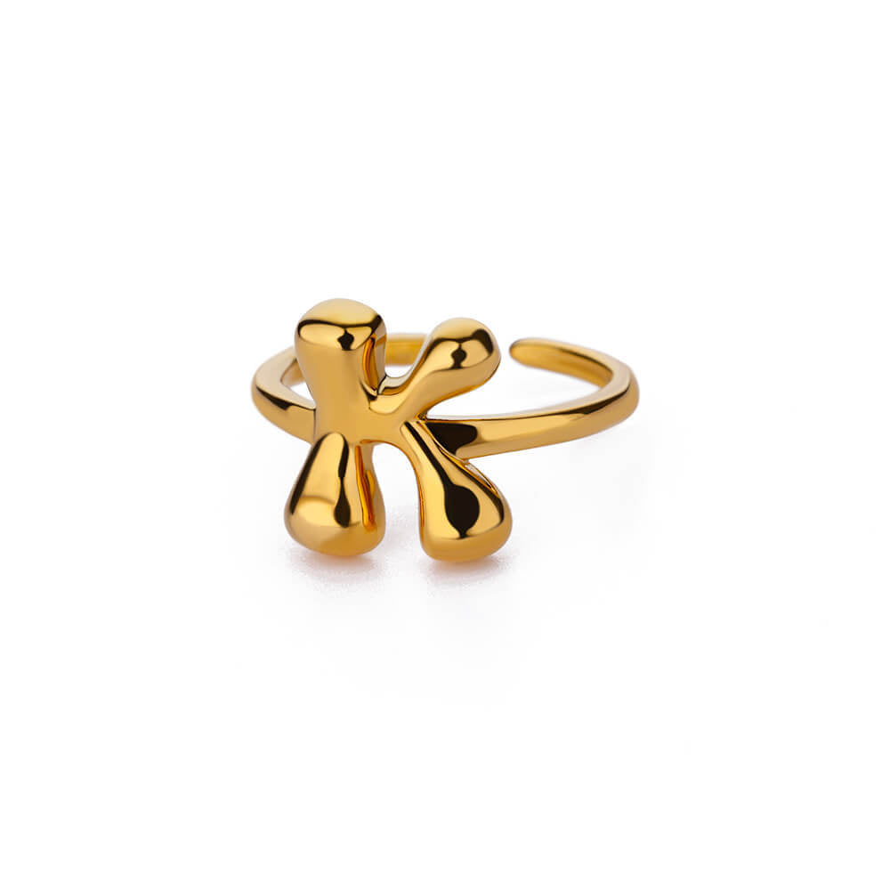 Alphabet Initial Ring A-Z (adjustable)