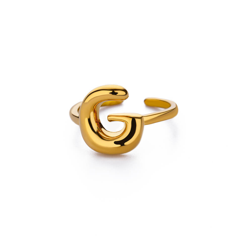 Alphabet Initial Ring A-Z (adjustable)