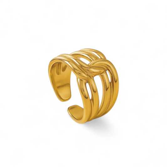 Adjustable Adora Ring by Ainna Official featuring a sleek band and elegant design, perfect for everyday wear and style.