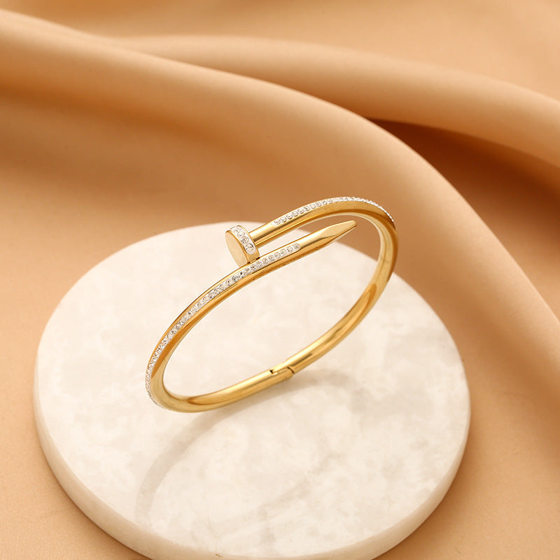 Crystal Nail Bangle
