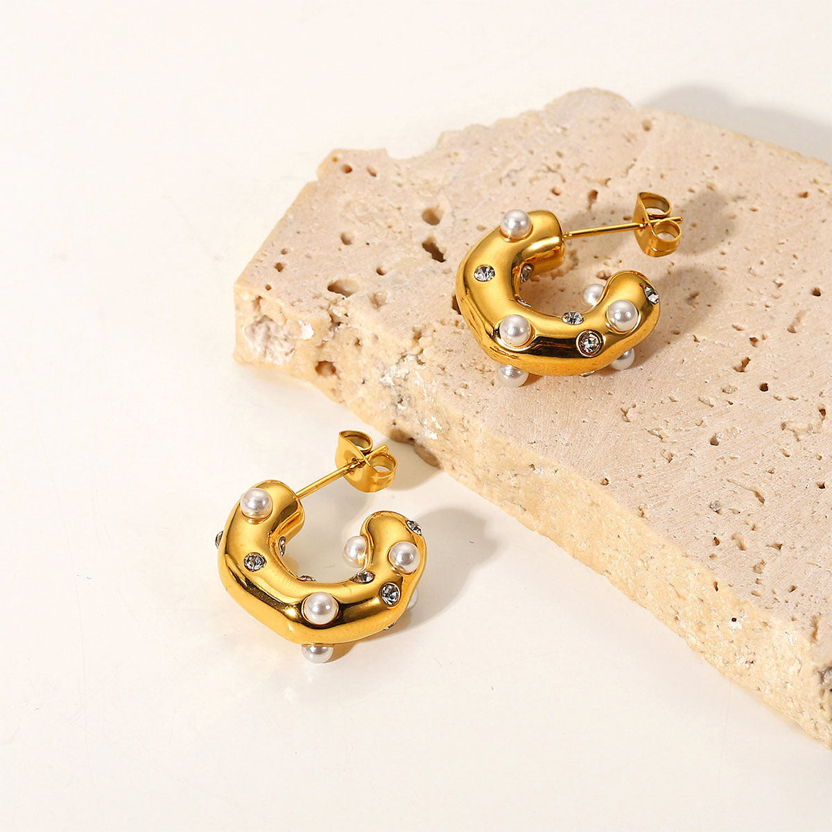 Aveline Gold Hoops