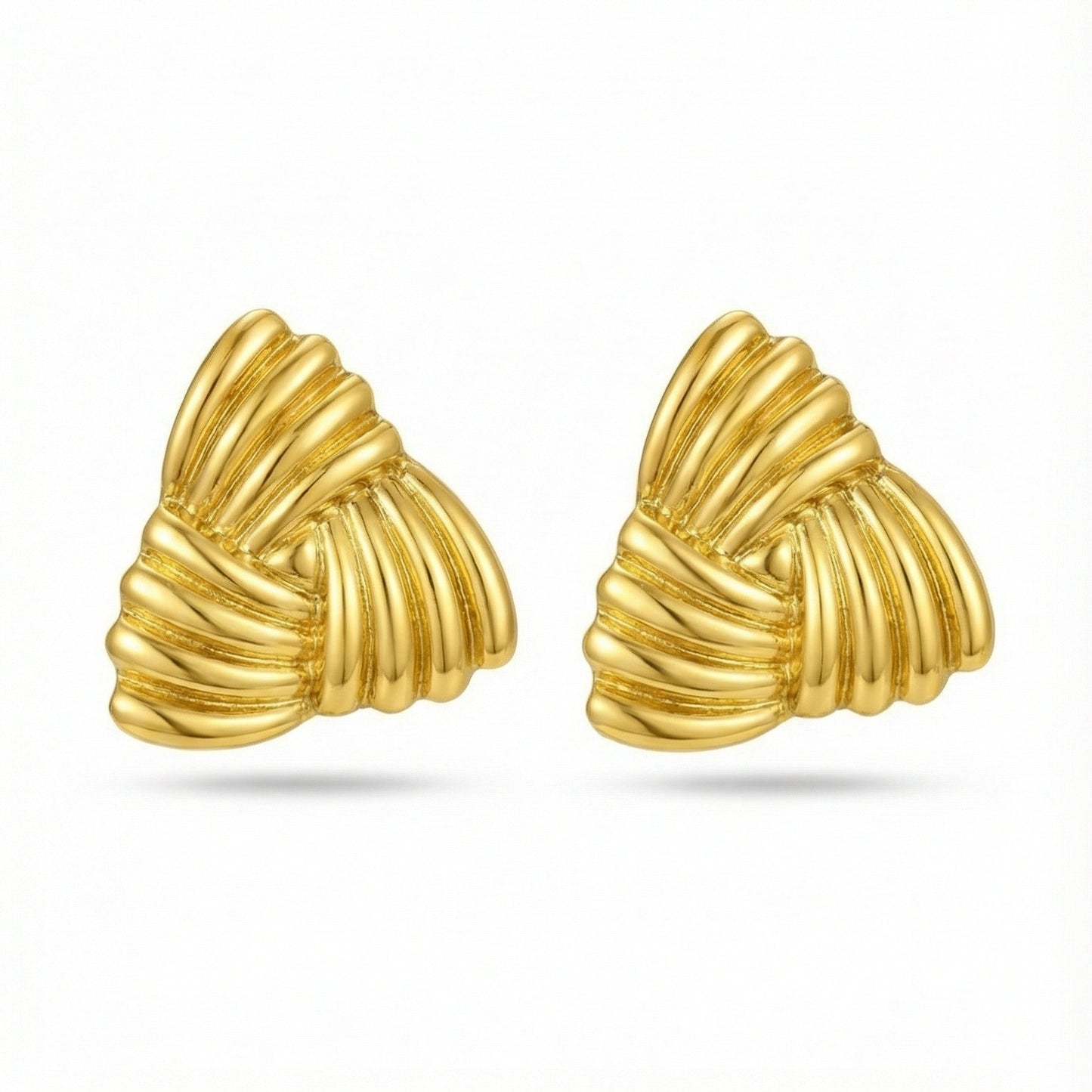 Golden shell studs