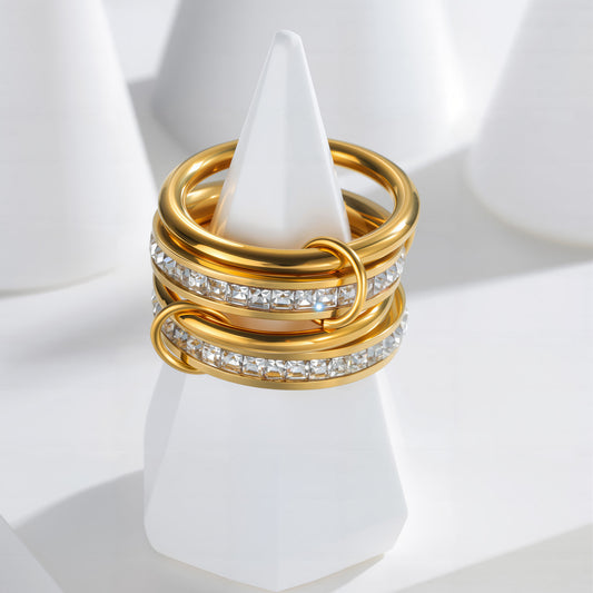 Auraline stack ring