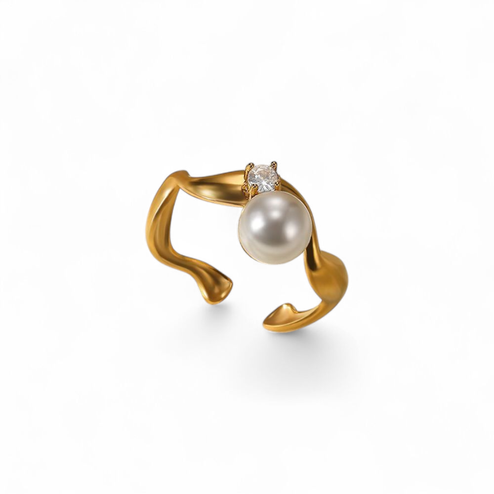 Pearl Drift Ring (adjustable)