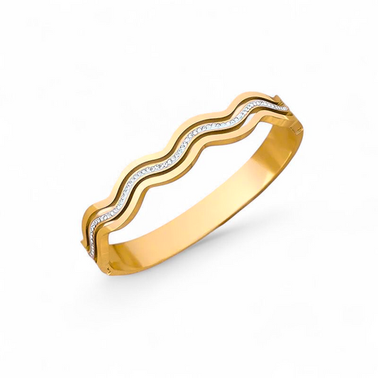 Serene Wave Bangle