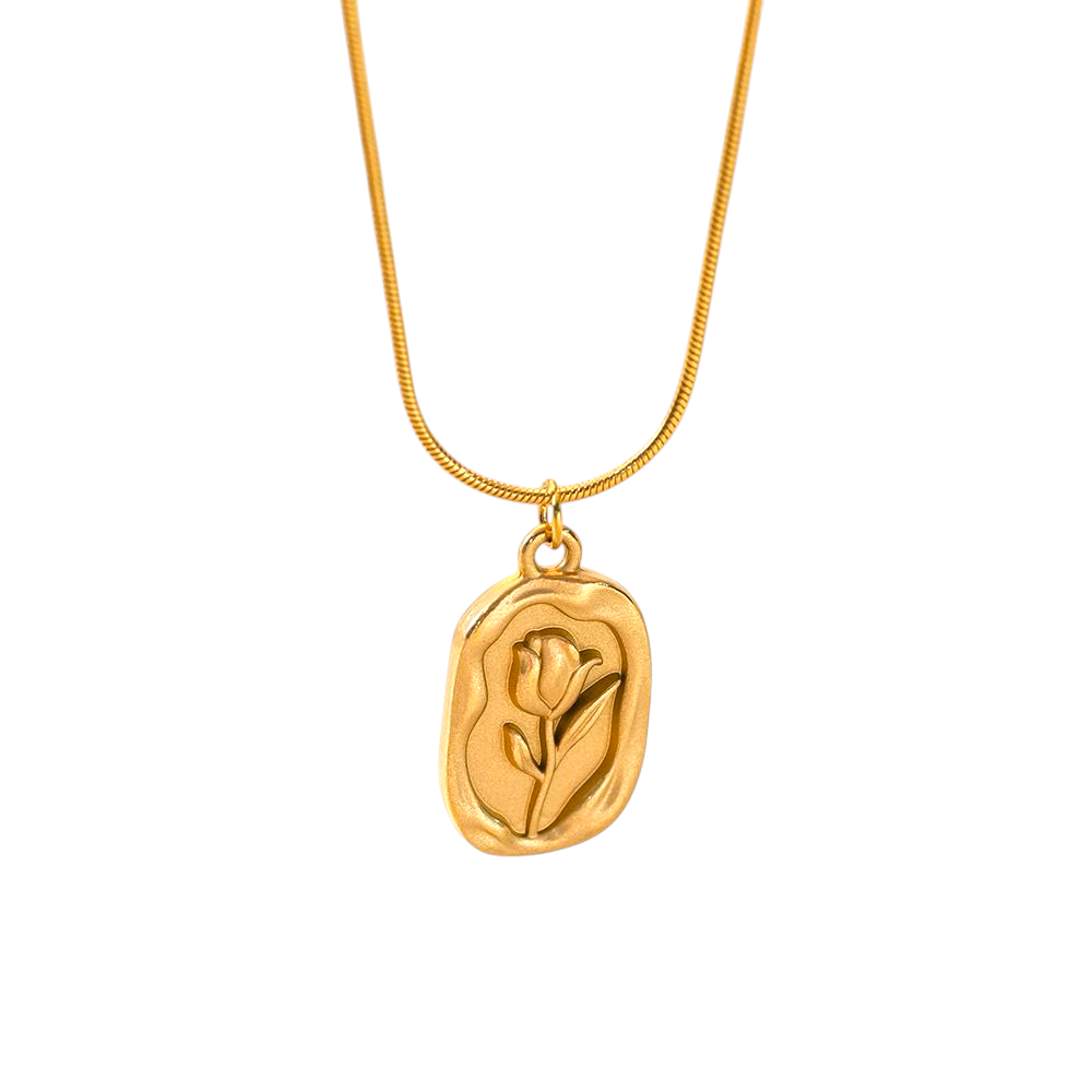 Tulip Pendant Golden