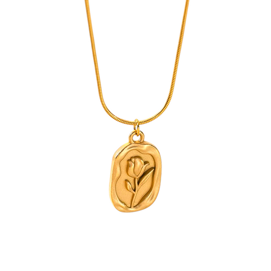 Tulip Pendant Golden