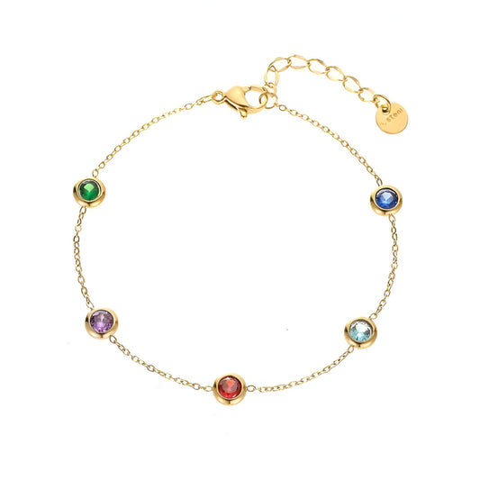 Rainbow Glint Bracelet