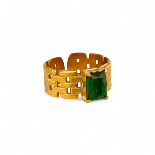 Ivy Brick Ring (adjustable)