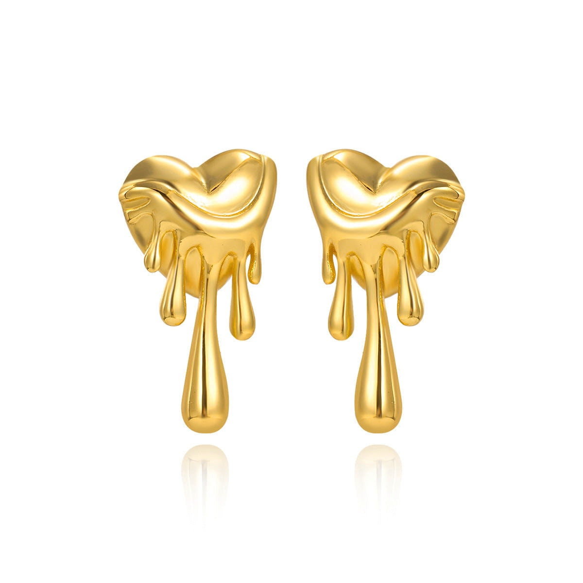 Molten Heart Earrings