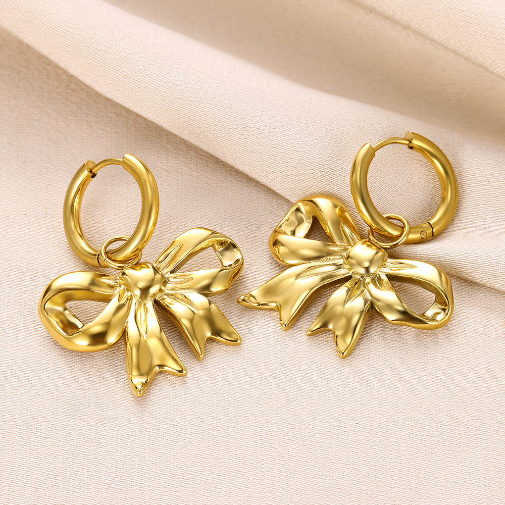 Hanged Bow Earrings