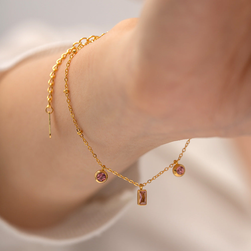 Rosy Charm Necklace