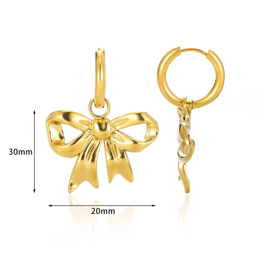 Hanged Bow Earrings