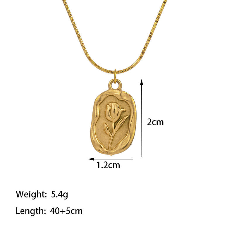 Tulip Pendant Golden