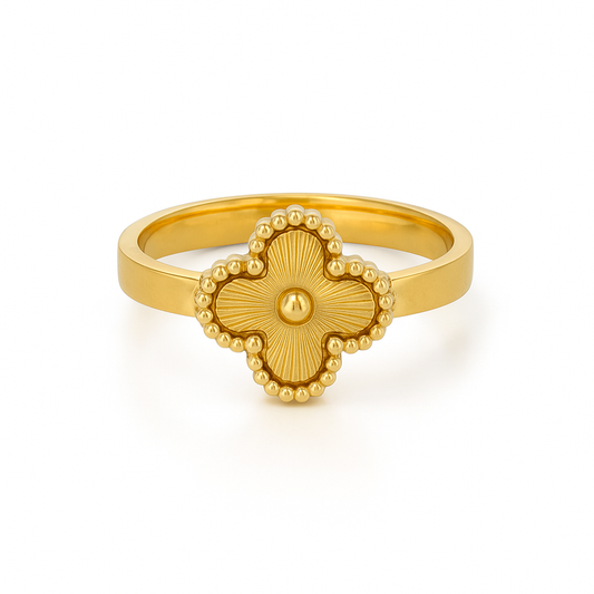 Clover Ring Golden