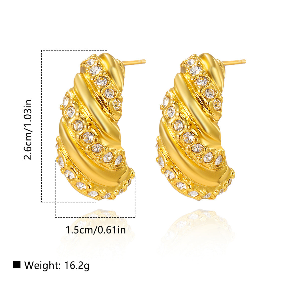 Regal Swirl Earrings
