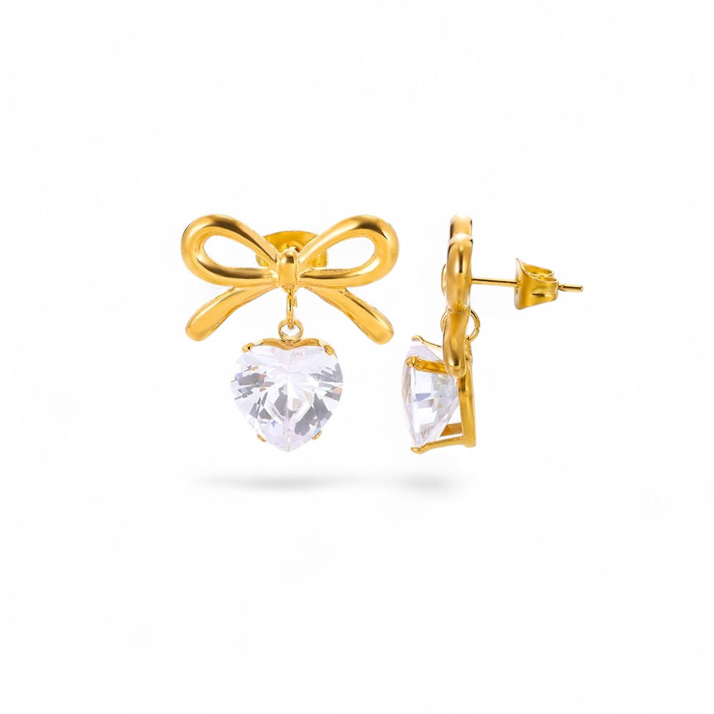 Crystal Knot Earrings