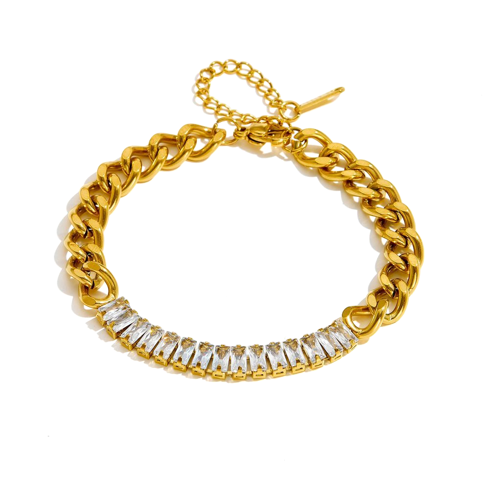 Tennis Cuban Bracelet