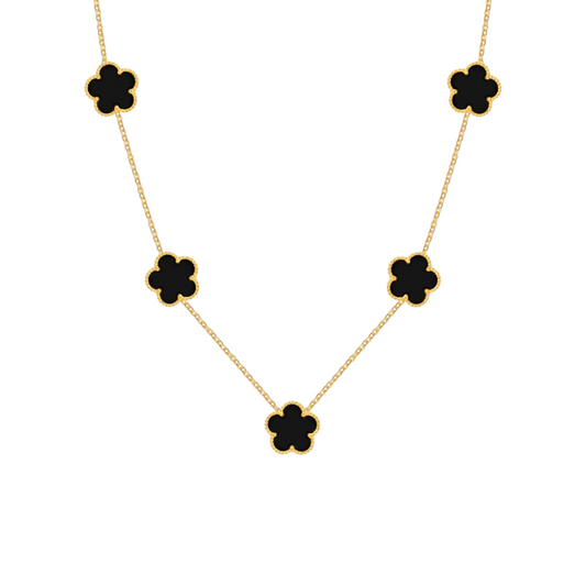 Clover Necklace [Black]