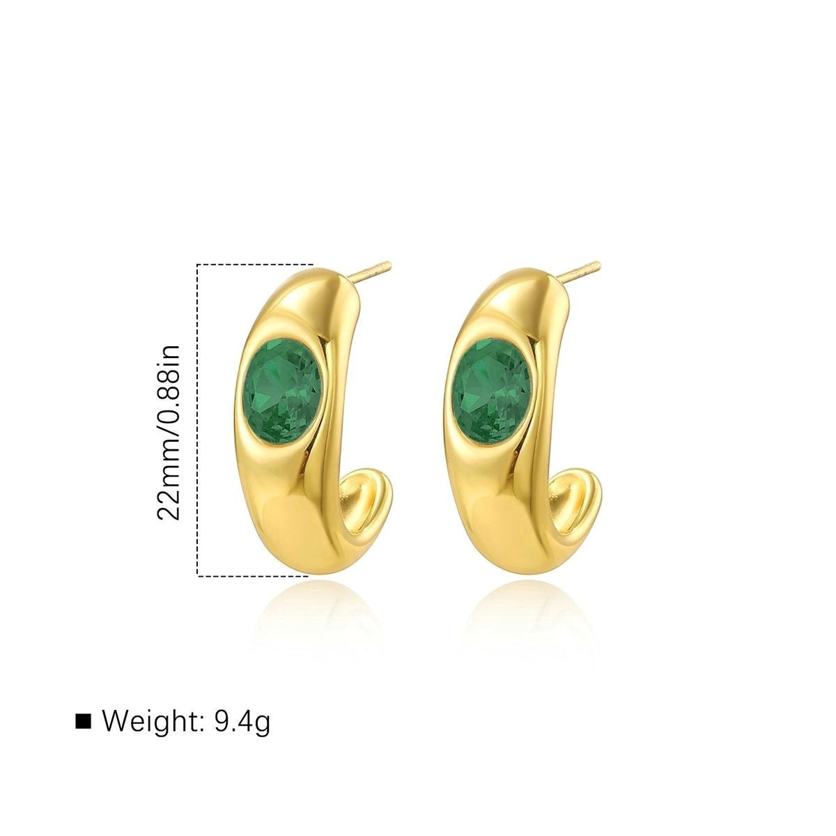 Emerald Kai Earrings