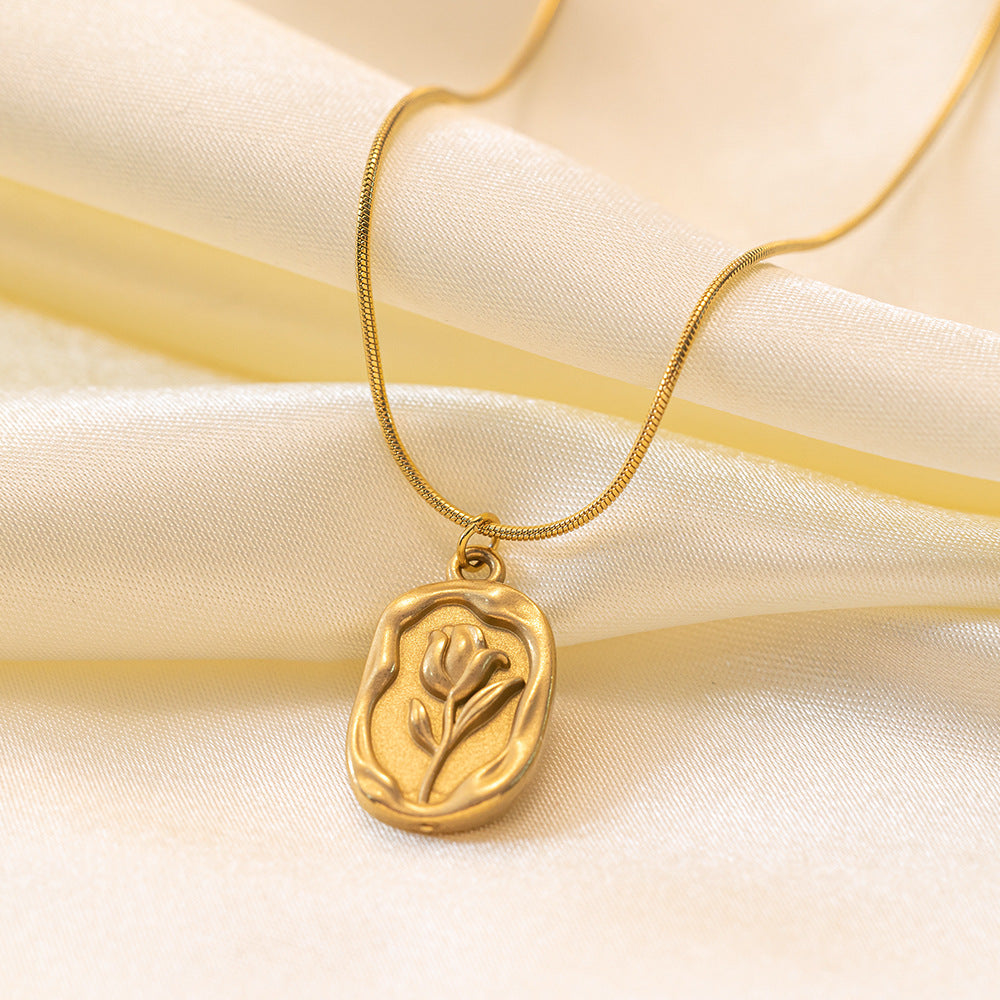 Tulip Pendant Golden