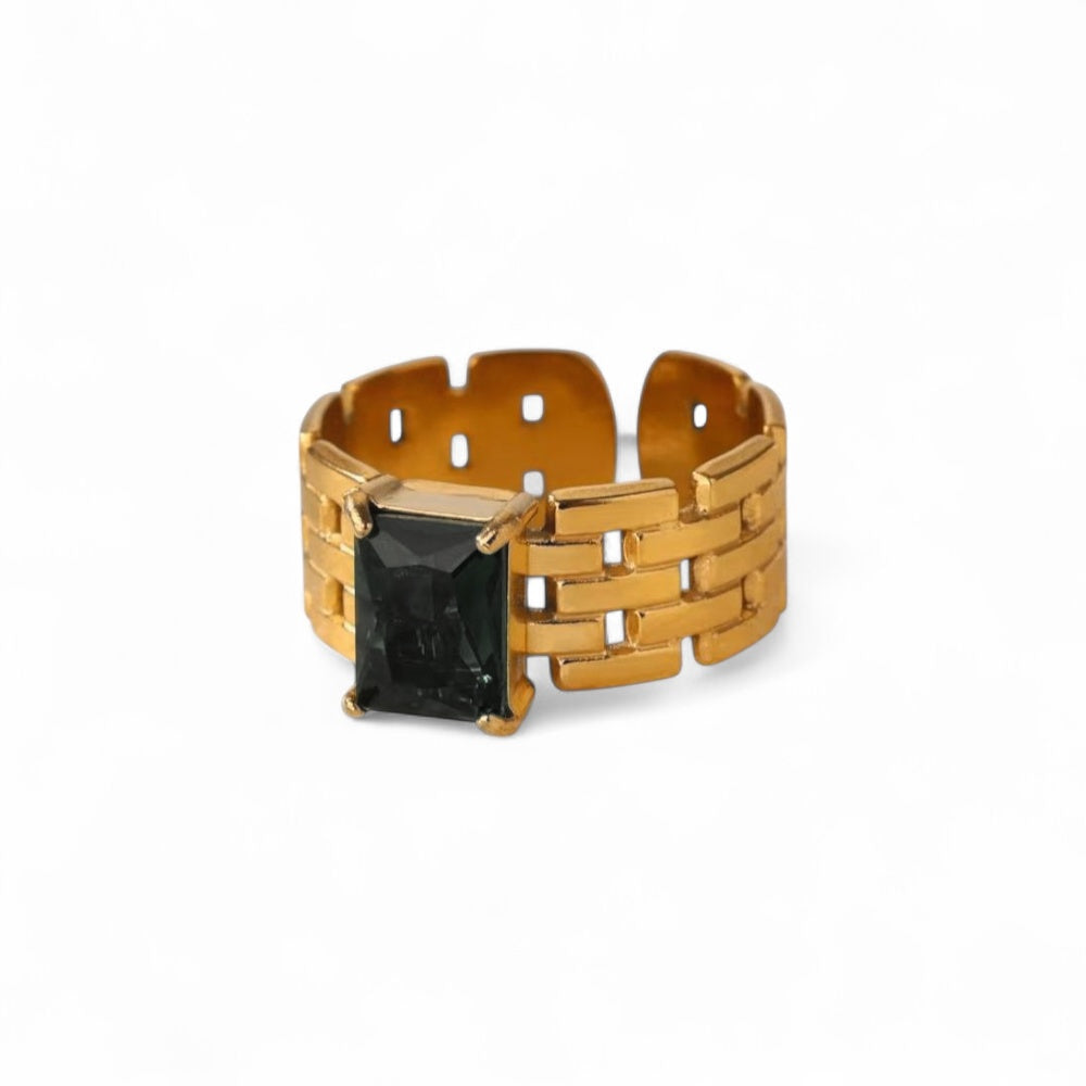 Ivy Brick Ring (adjustable)