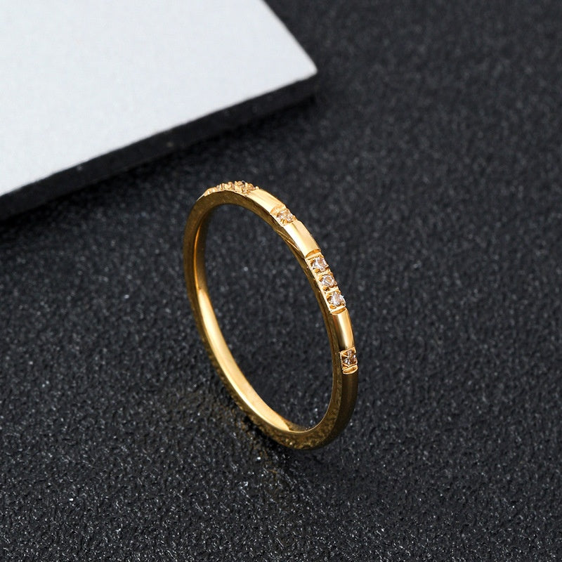 Nine Diamond Ring