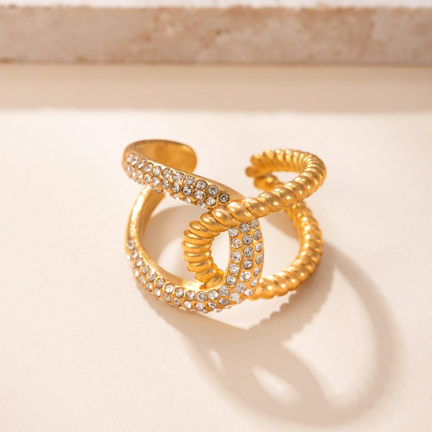 Twin Loop Ring (adjustable)