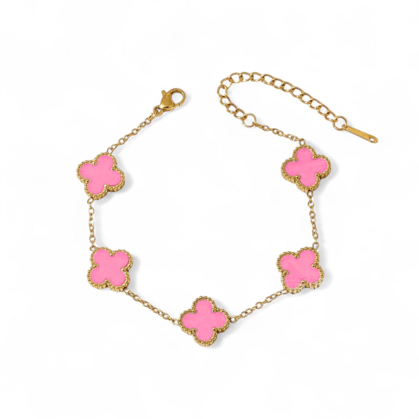 Clover Bracelet [Pink]