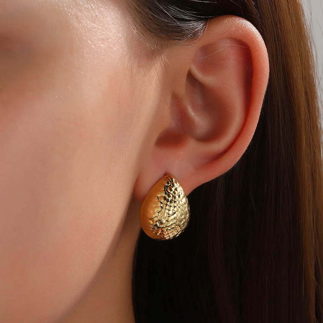 Warped Droplet Earrings