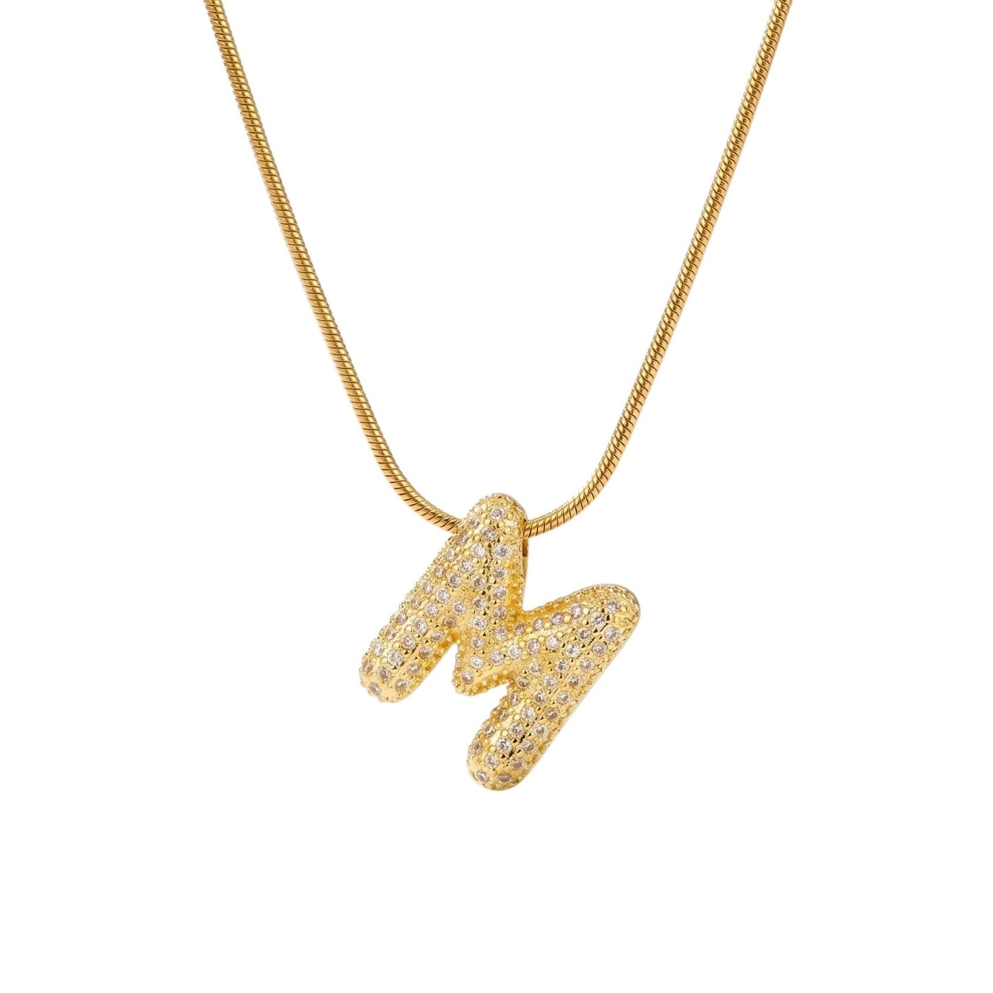 Bubble Initial Pendant
