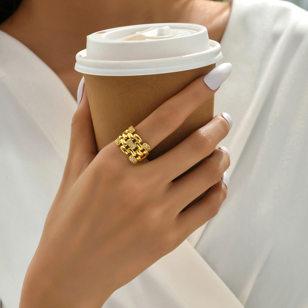 Aurora Link Ring (adjustable)