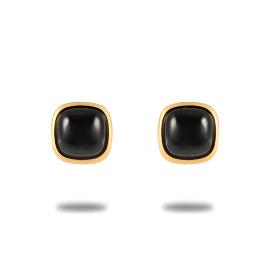 Square Agate Studs