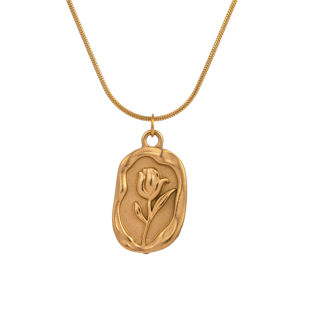 Tulip Pendant Golden