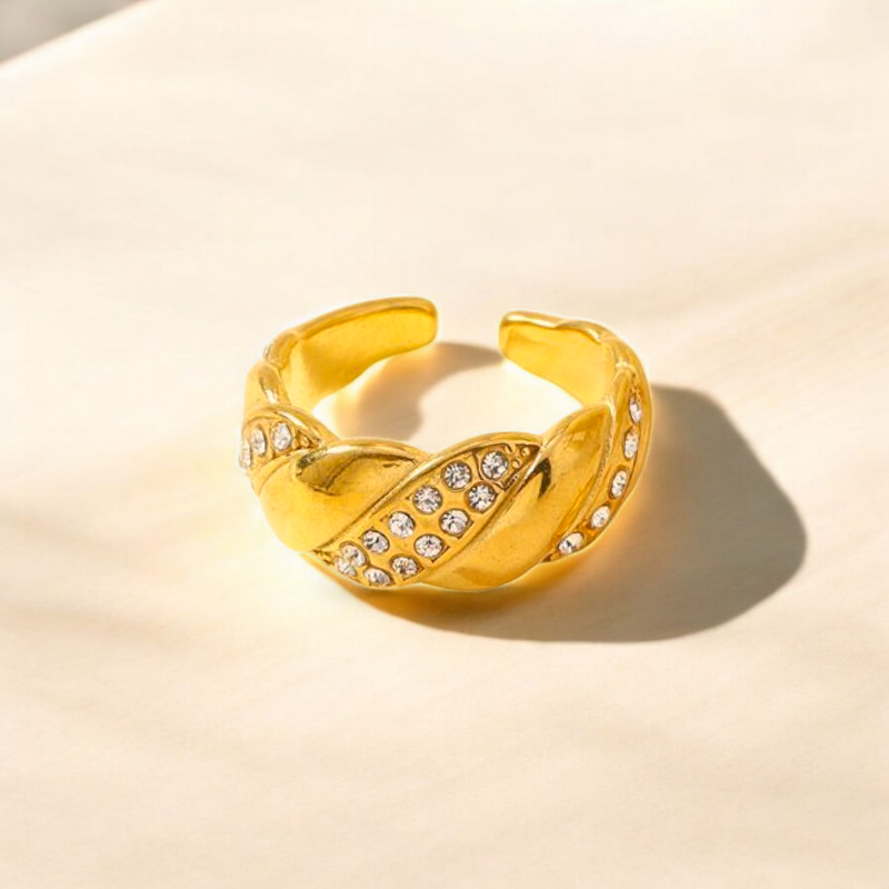 Croissant Aura Ring (adjustable)