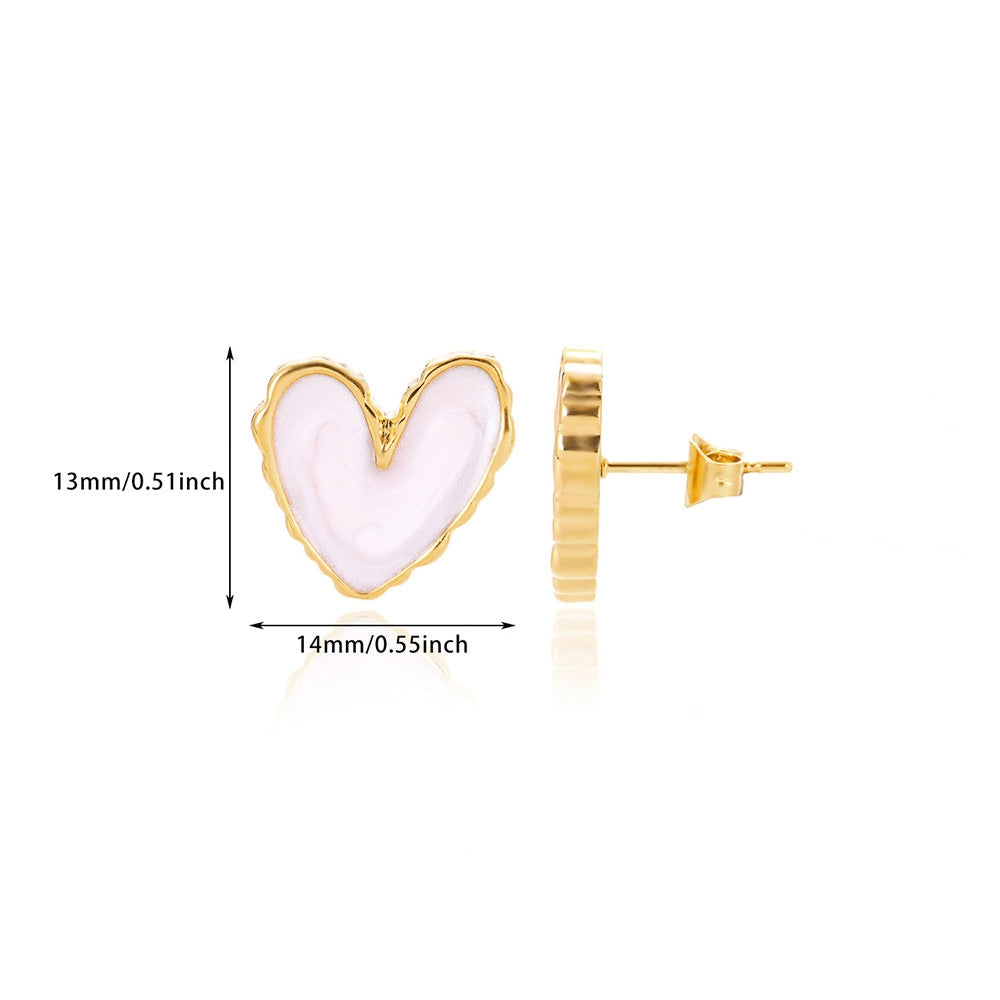 Opal Love Studs